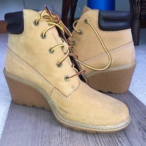 Timberland “Wheat” Boots with Heel
